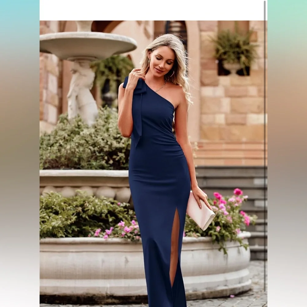 Pretty Garden One shoulder dress - Picture 7 of 12